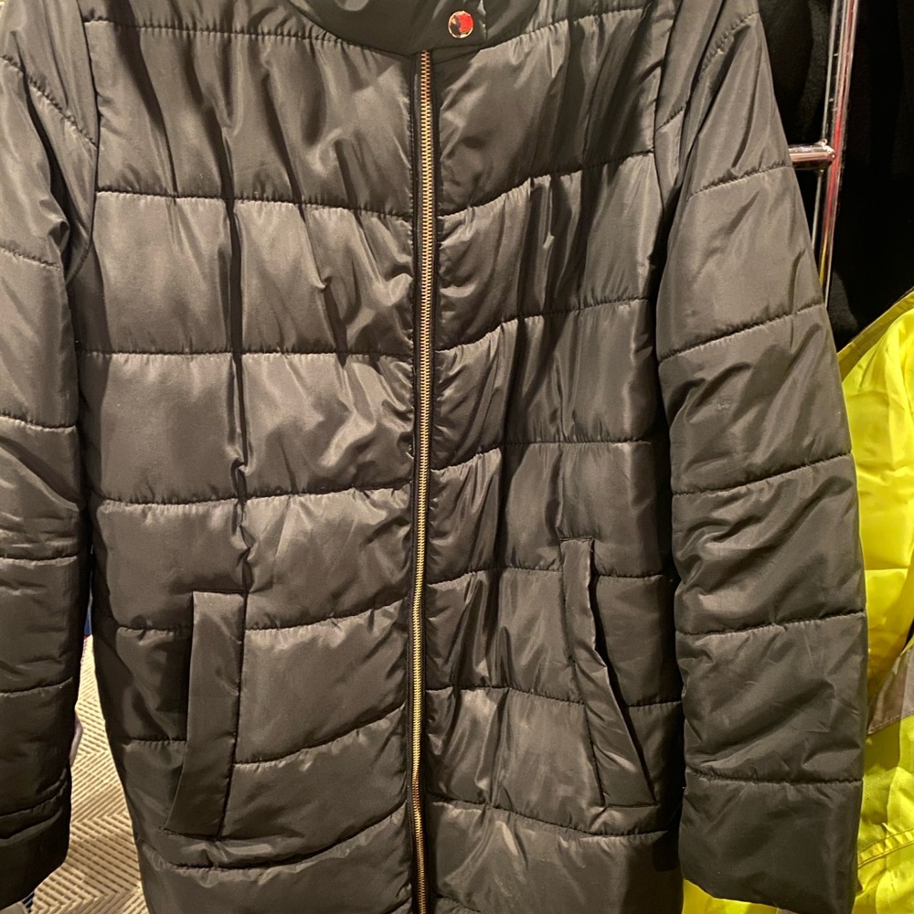 Jacket, Black Quilted Puffer